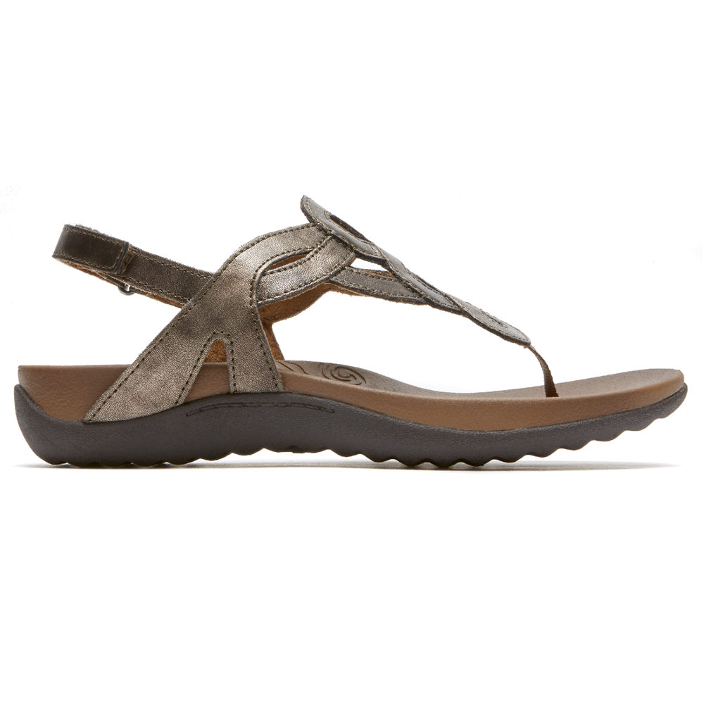 Rockport Singapore Womens Sandals - Ramona Dark Brown - XC4953806